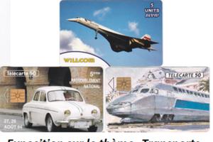 Exposition Journée du timbre à anciennement Damville avec thème Concorde