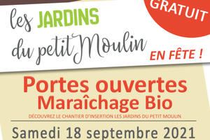 Les Jardins du Petit Moulin en fête ! Portes Ouvertes Maraîchage Bio