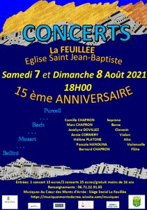 photo Concerts 7 et 8 Août 2021