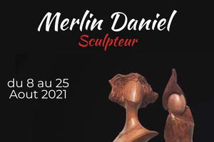 photo D.Merlin exposition de  sculptures