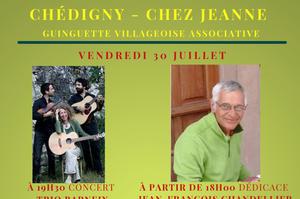 Concerts à Chédigny, Chez Jeanne, guinguette villageoise associative