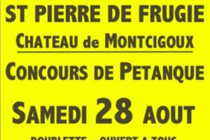 CONCOURS de PETANQUE Ouvert à Tous