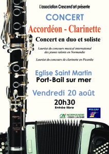 Concert accordéon et clarinette