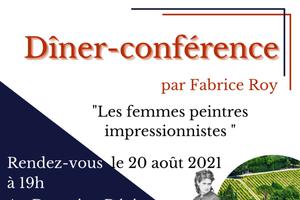 Dîner Conférence 'Les femmes peintres impressionnistes