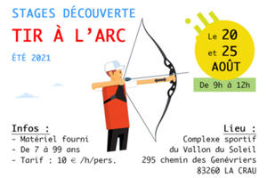 Stage de découverte du tir à l'arc