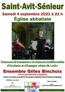 Concert de l'ensemble Gilles Binchois