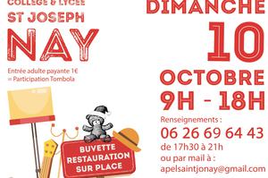 photo Grand Vide Grenier Collège et Lycée St Jo Nay