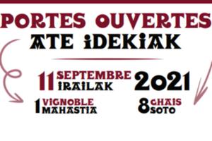 Le rendez-vous d’Irouléguy : Les portes ouvertes le 11 septembre 2021