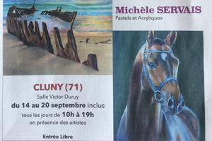 photo Exposition Peintures Jean et Michèle SERVAIS