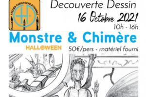 Stage découverte Dessin Halloween Montres et chimères