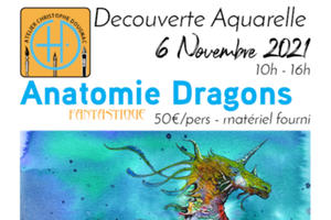 Stage Découverte Aquarelle Anatomie des dragons