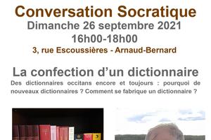 Conversation Socratique : La confection d’un dictionnaire