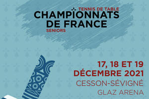 photo Championnats de France Seniors de Tennis de Table 2021