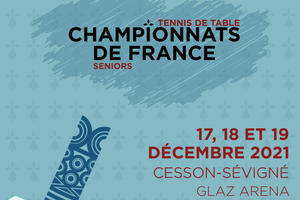 photo Championnats de France de Tennis de Table Seniors 2021
