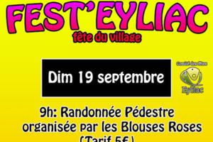 photo Randonnée Blouses Roses à Eyliac ce dimanche 19 septembre 