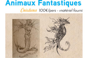 stage initiation dessin animaux fantastiques