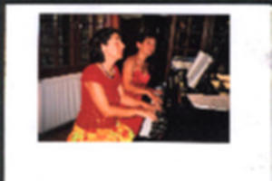 photo Récital de piano à quatre mains .Chantal et Gisèle Andranian . Compositrices Romantiques .