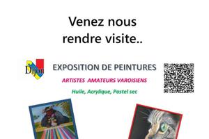 photo Exposition de peintures par artistes amateurs