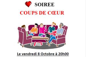 Soirée lectures coups de coeur