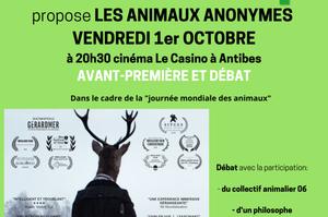 Les ANIMAUX ANONYMES  ciné débat