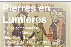 photo Pierres en Lumières  - Concert musique médiévale - Expo vêtements liturgiques