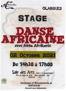 photo stage danse africaine