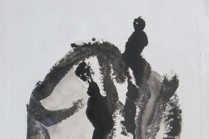 photo Finissage de l'exposition Isabelle Hupfer – Jeter l'encre – Performance de l'artiste