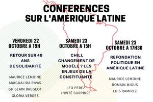 photo Conférences sur l'Amérique Latine