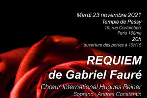 Requiem et Airs de Gabriel FAURÉ