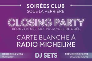 Soirée club sous la verrière // Closing Party