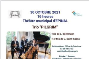 Concert du Trio Pilgrim à Epinal le 30 octobre 2021