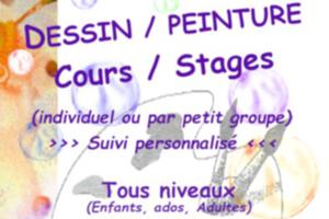 COURS / STAGES DE DESSIN - PEINTURE - AQUARELLE