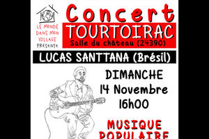 Lucas Santtana - Concert Musique Populaire Brésilienne - Tourtoirac