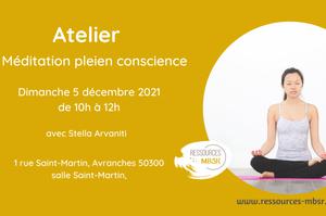 Atelier méditation pleine conscience