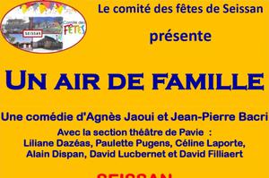 photo THEATRE - Un air de famille avec la troupe Feuille de scène de Pavie