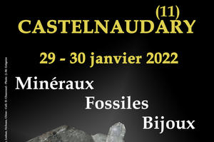 1er SALON MINERAUX FOSSILES BIJOUX de CASTELNAUDARY (Aude)