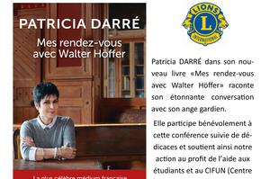 Conférence Patricia Darré et dédicaces