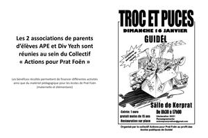 Troc et puces organisé par le collectif ‘Actions pour Prat-Foën’ pour les écoles publiques de Guidel