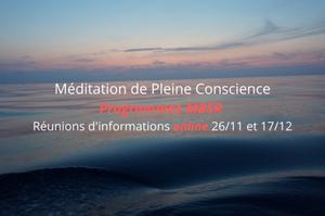 photo Méditation de Pleine Conscience, Programme MBSR: Séances d'informations
