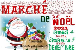 Marché de Noël de Quiestède les 4 et 5 décembre 2021