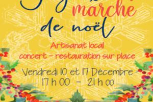 marché de noël artisanal et local et concert gratuit