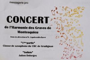 Concert de l'Harmonie des Graves de Montesquieu