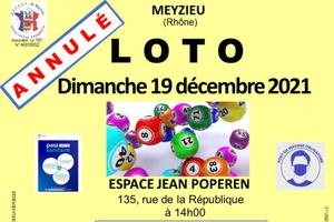 photo ANNULATION LOTO MEYZIEU DU 19 DECEMBRE 2021