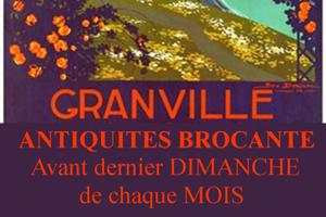 photo Marché d'Antiquités Brocante mensuel de GRANVILLE