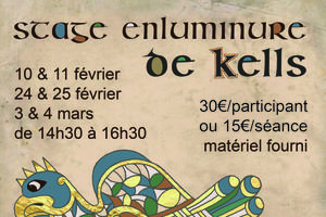 photo Atelier enluminure de Kells