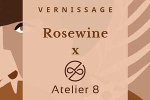 photo Vernissage Rose Wine Design & Atelier 8 