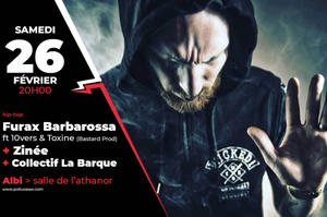 photo Furax Barbarossa x Zinée x Collectif La Barque [concert rap]