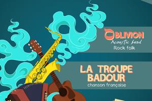 photo CONCERT DE PRINTEMPS Oblivion Acoustic Band/ La Troupe Badour