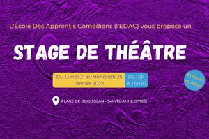 photo Stage de théâtre avec l'EDAC pour enfants et ados