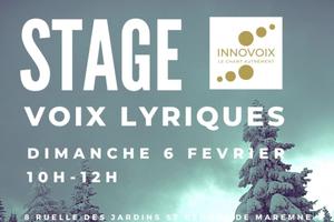 photo STAGE DE CHANT / VOIX LYRIQUES